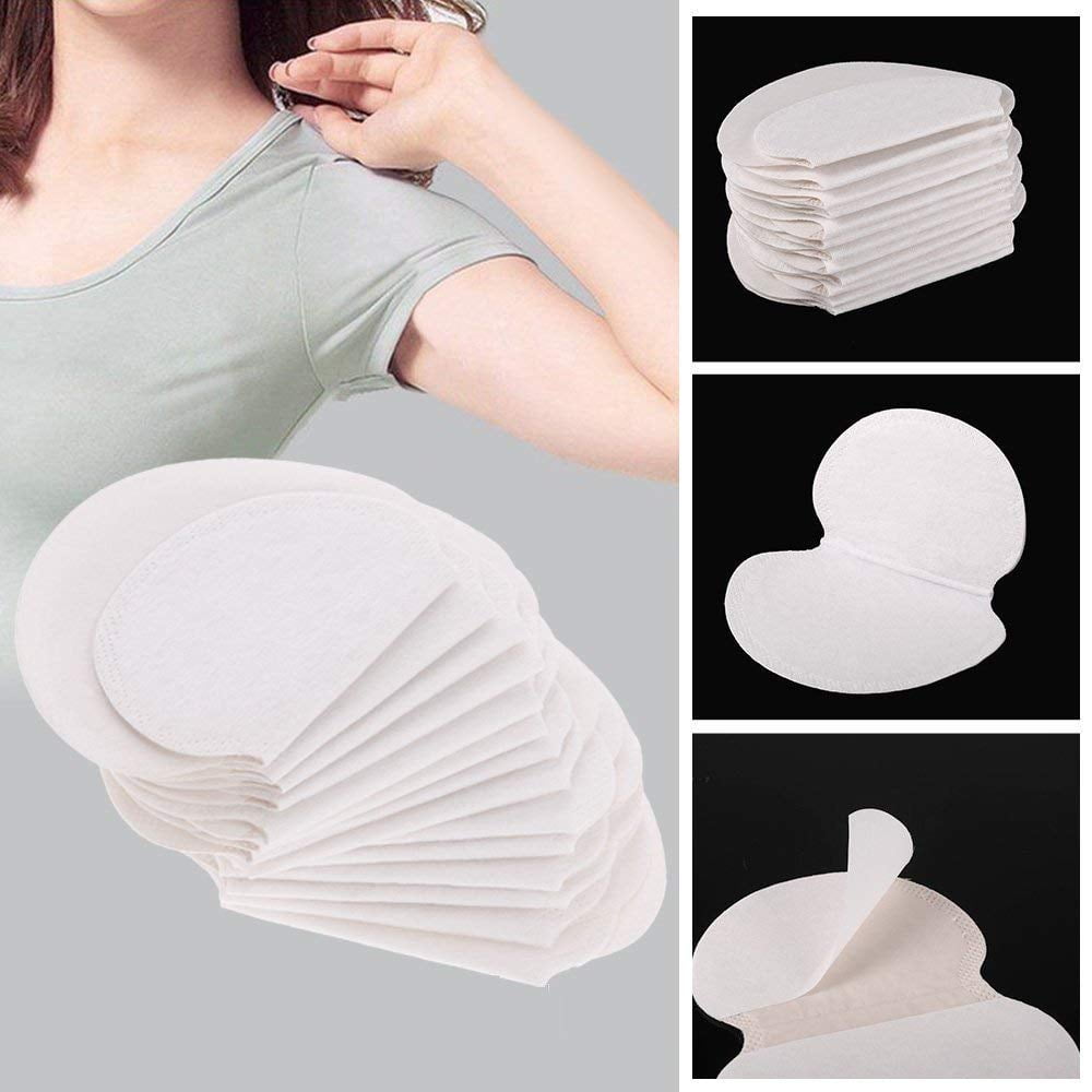 60 pcs Disposable Underarm Pads Armpit Sweat Pads Perspiration Pads Shield  Absorbing Anti Perspiration Odor Sheet for Women 