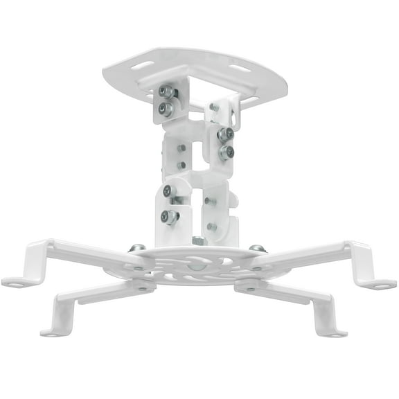 WALI Fully Adjustable Mount Projector Mount, White