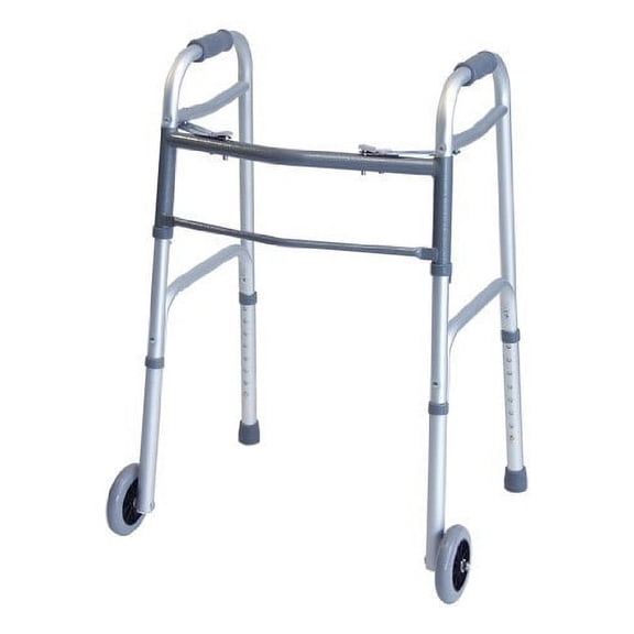 WALKER FOLDNG 2-BTN W/5"WHEEL Size: YOUTH