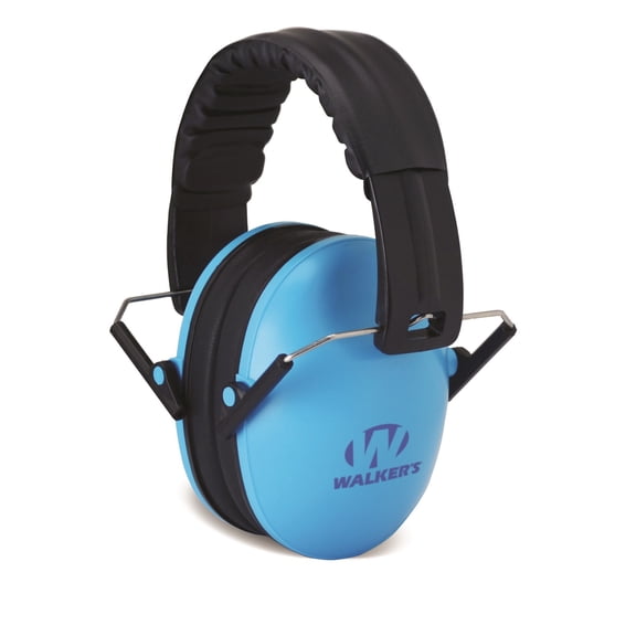 WALKERS GAME EAR PASSIVE BABY & KIDS FOLDING EARMUFF 23 DB BLUE