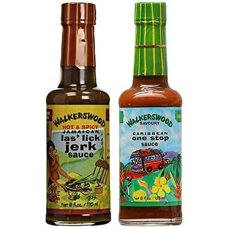 WALKERSWOOD COOKING SAUCES VARIETY PACK (LAS LICK JERK AND ONE STOP)