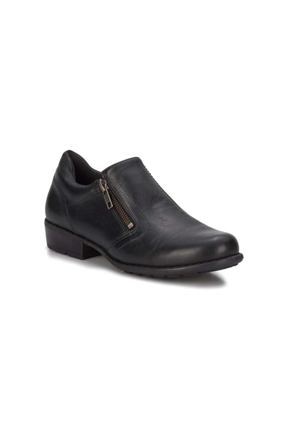 Walking Cradles Wc Layton Women Slip-on Shoes In Black Nappa Leather