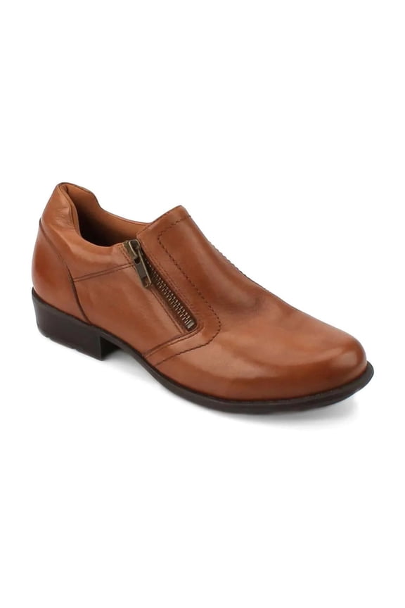 Walking Cradles Wc Layton Women Slip-on Shoes In Luggage Nappa Leather
