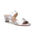 thumbnail image 1 of Walking Cradles Wc Lorelai Women Slide Sandal In Bright Silver Soft Metallic, 1 of 1