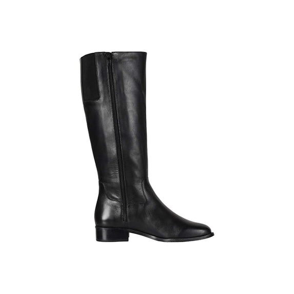 Women's Walking Cradles Meadow Extra Wide Calf Boot Black Leather 8 M