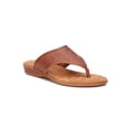 thumbnail image 1 of Walking Cradles Wc Nella Ii Women Flip-flop Sandals In Tan Tooled Leather, 1 of 1