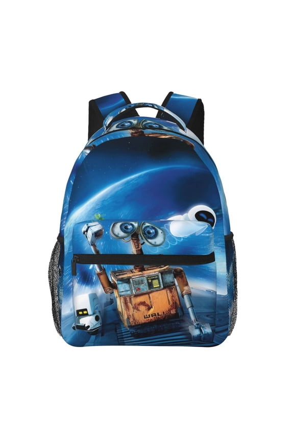 WALL-E Backpack Cartoon Lightweight Laptop Bookbag College Travel Hiking Work School Daypack Rucksack