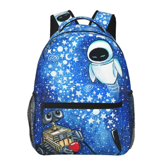 WALL-E Backpack Cartoon Lightweight Laptop Bookbag College Travel Hiking Work School Daypack Rucksack