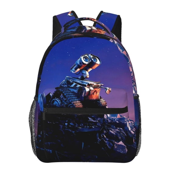 WALL-E Backpack Cartoon Lightweight Laptop Bookbag College Travel Hiking Work School Daypack Rucksack