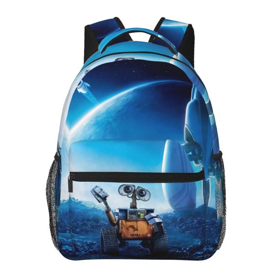 WALL-E Backpack Cartoon Lightweight Laptop Bookbag College Travel Hiking Work School Daypack Rucksack
