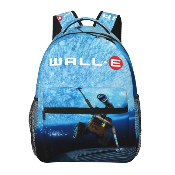 WALL-E Backpack Cartoon Lightweight Laptop Bookbag College Travel Hiking Work School Daypack Rucksack