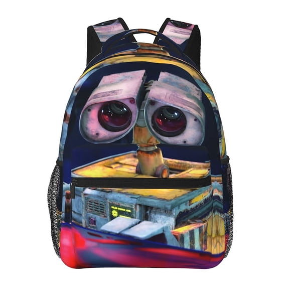 WALL-E Backpack Cartoon Lightweight Laptop Bookbag College Travel Hiking Work School Daypack Rucksack