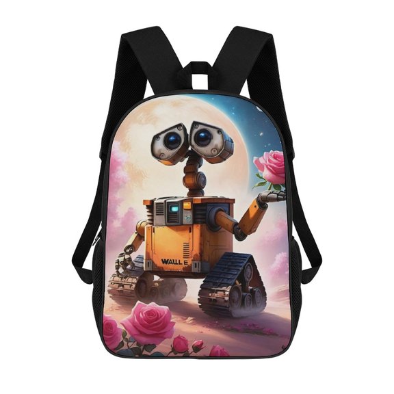 WALL-E Backpack Large Capacity 17 Inch Laptop Bag Lightweight Daypack Bookbag for School College Travel Hiking Work