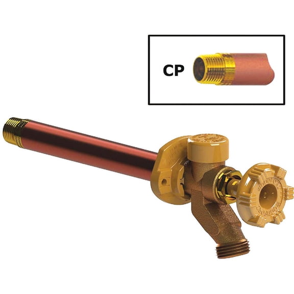 Woodford Wall Faucet 17CP-8-MH - Frostless, 8 Inch Outdoor Spigot - 8"