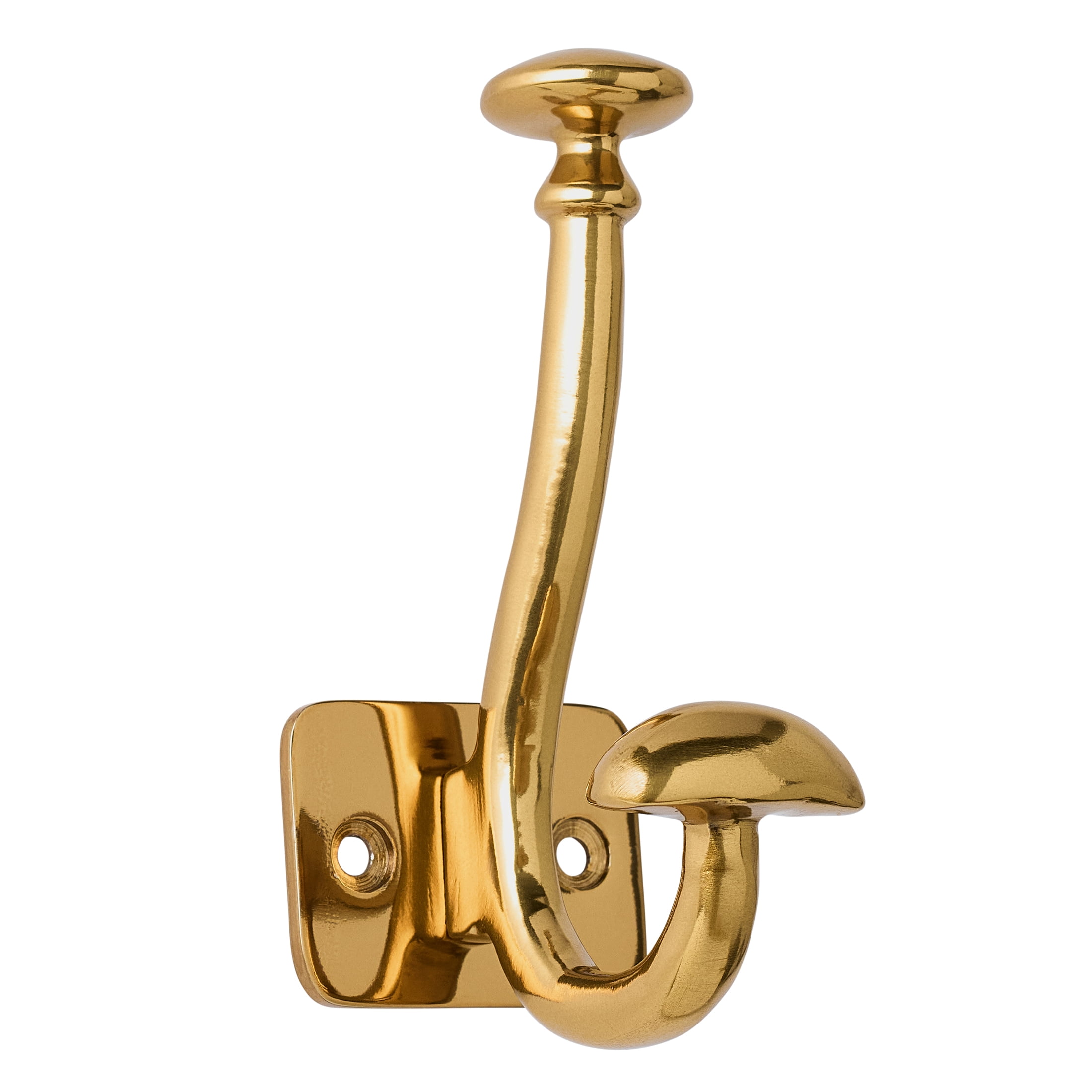 Better Homes & Gardens Modern Heirloom Single Wall Hook, Heritage Gold Finish