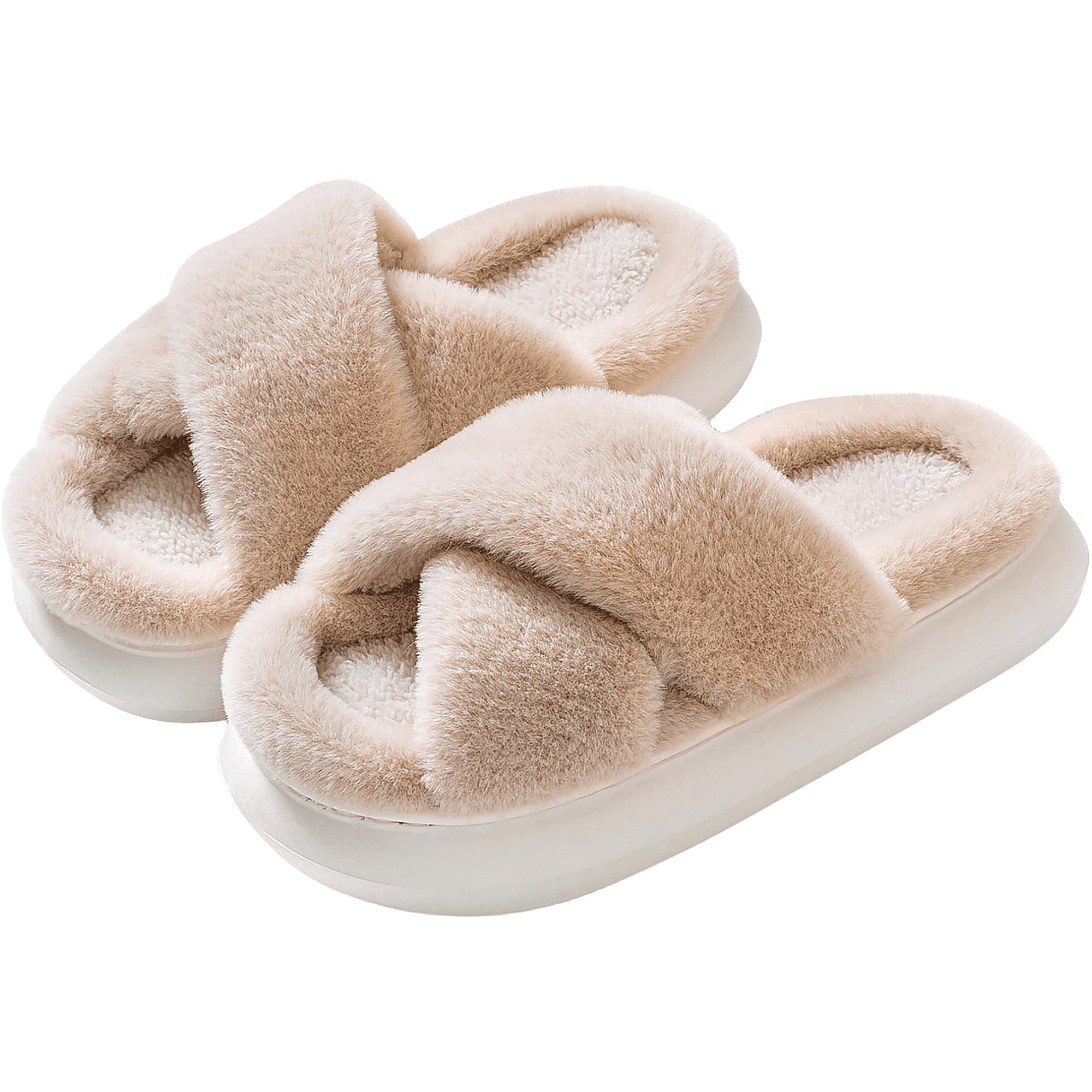 YAZI Cute Animal House Slippers for Women, Cozy Memory Foam Mens Slippers  Soft Warm Slip, Anti-Skid Rubber Sole,Creative Gifts for Women Mom  Girlfriend 