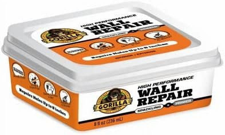 Gorilla Wall Repair All-Purpose Filler - Durable White - 8 fl oz ...