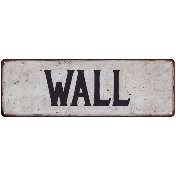 WALL Vintage Look Rustic Chic Metal Sign 8x24 108240036093