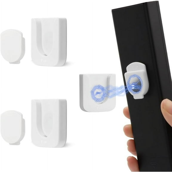 WALLFID Magnetic Remote Control Holder Wall Mount, Innovative Slot Design, 2 Pack