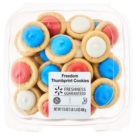 Freshness Guaranteed Freedom Thumbprint Cookies, 17.5 oz