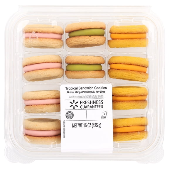 Freshness Guaranteed Tropical Sandwich Cookies, 12 Count