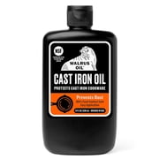 WALRUS OIL Cast Iron Oil 8 oz Restores Cast Iron and Prevents Rust