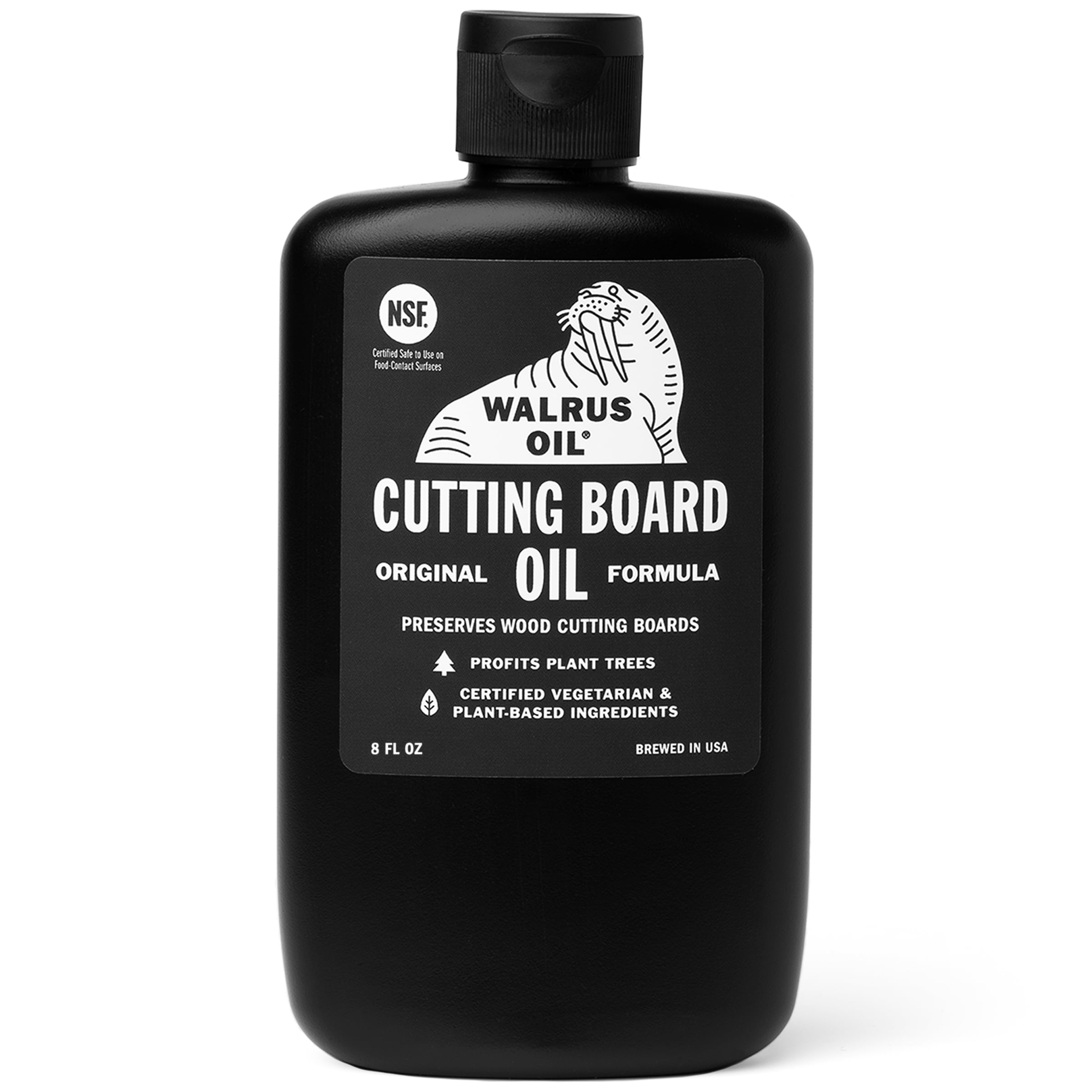 Walrus Oil - Furniture Wax Finish and Wood Polish - for Hardwood Tables, Chairs, and More. 100% Vegan, 3oz