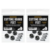 WALRUS OIL - Reinforced Cutting Board Feet, Black 2 Sets