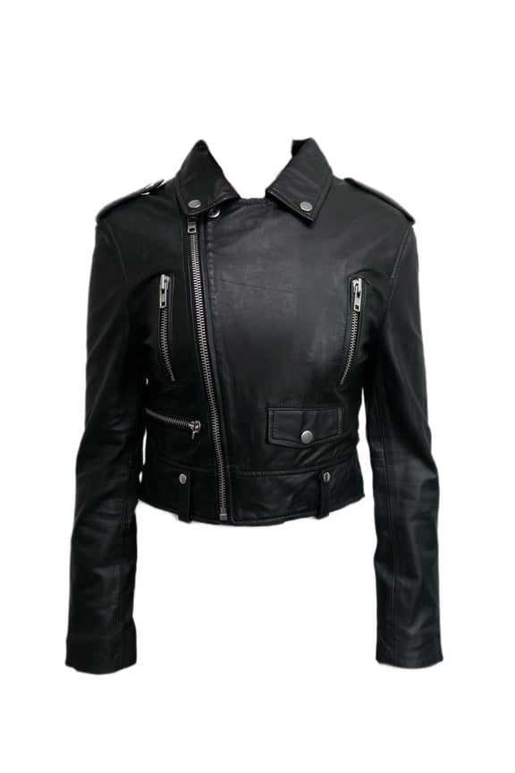 Women's Zip Up Hanna Jacket, Black, Medium