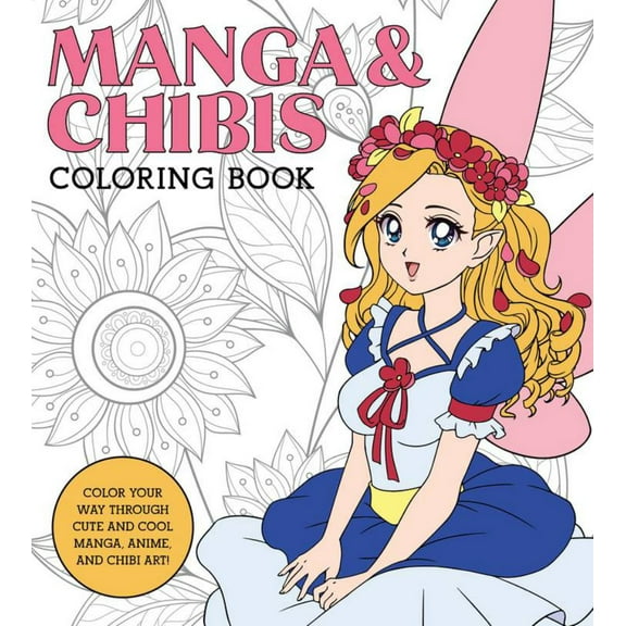 WALTER FOSTER CREATIVE TE: Manga and Chibis Coloring Book: Color Your Way Through Cute and Cool Manga, Anime, and Chibi Art!, 96 pages (Paperback)