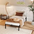 thumbnail image 1 of WALYWIK Queen Size Metal Bed Frame, Twin Size Heavy Duty Platform, Noise-Free Design, Steel Slats, No Box Spring Needed, Tool-Free Easy Assembly, Anti-Slip Mattress Stoppers & Rounded Corners, 1 of 6