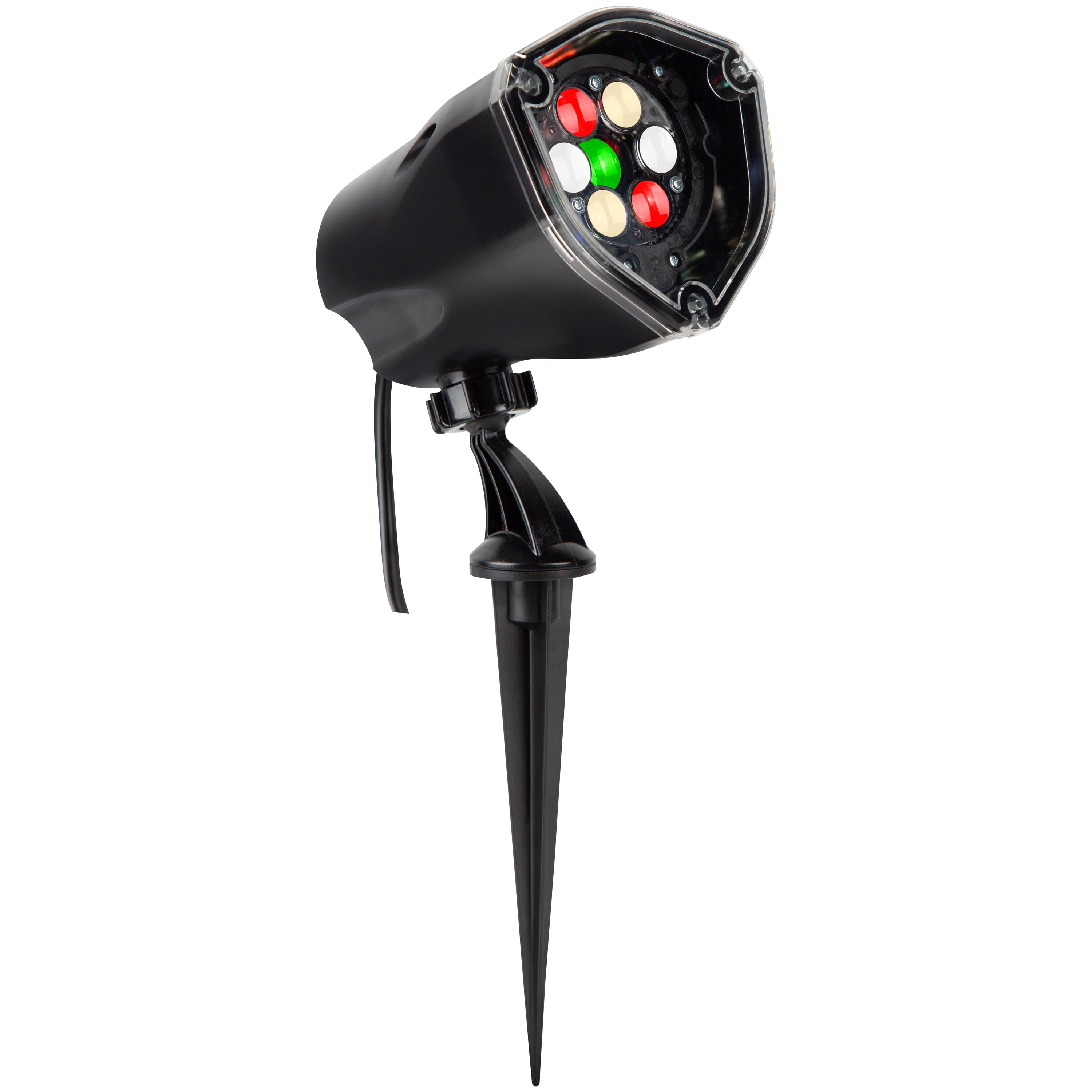 Christmas Lightshow Illuminations Projector Lights Plus Whirl a Motion and Static Merry Christmas Wreath Holiday Lighting