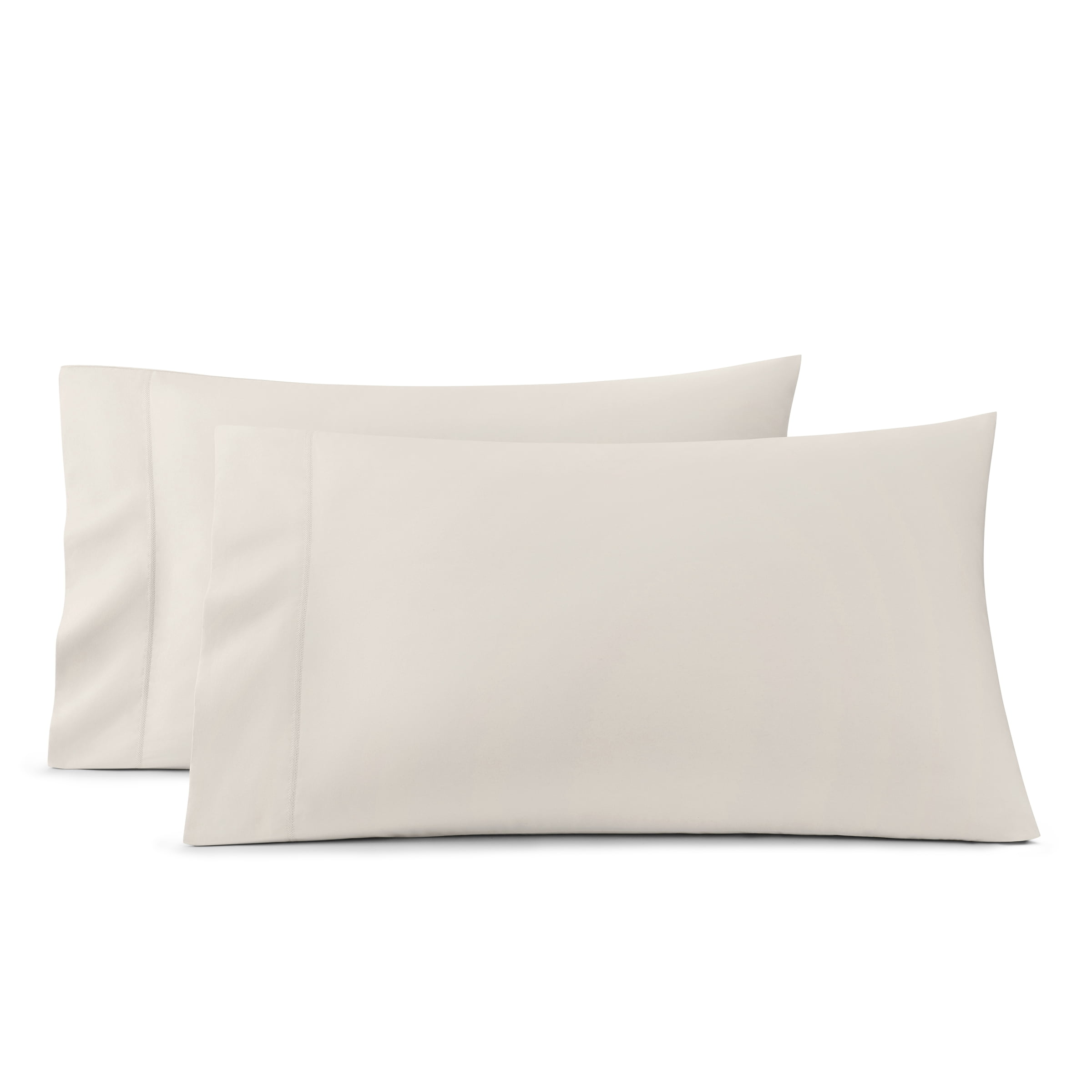 Wamsutta 1846 400 Thread Count Gardenia Egyptian Giza Cotton Percale Pillow Cases, Queen (2 Count)