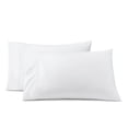 thumbnail image 1 of Wamsutta 1846 400 Thread Count Bright White Egyptian Giza Cotton Percale Pillow Cases, Queen (2 Count), 1 of 6