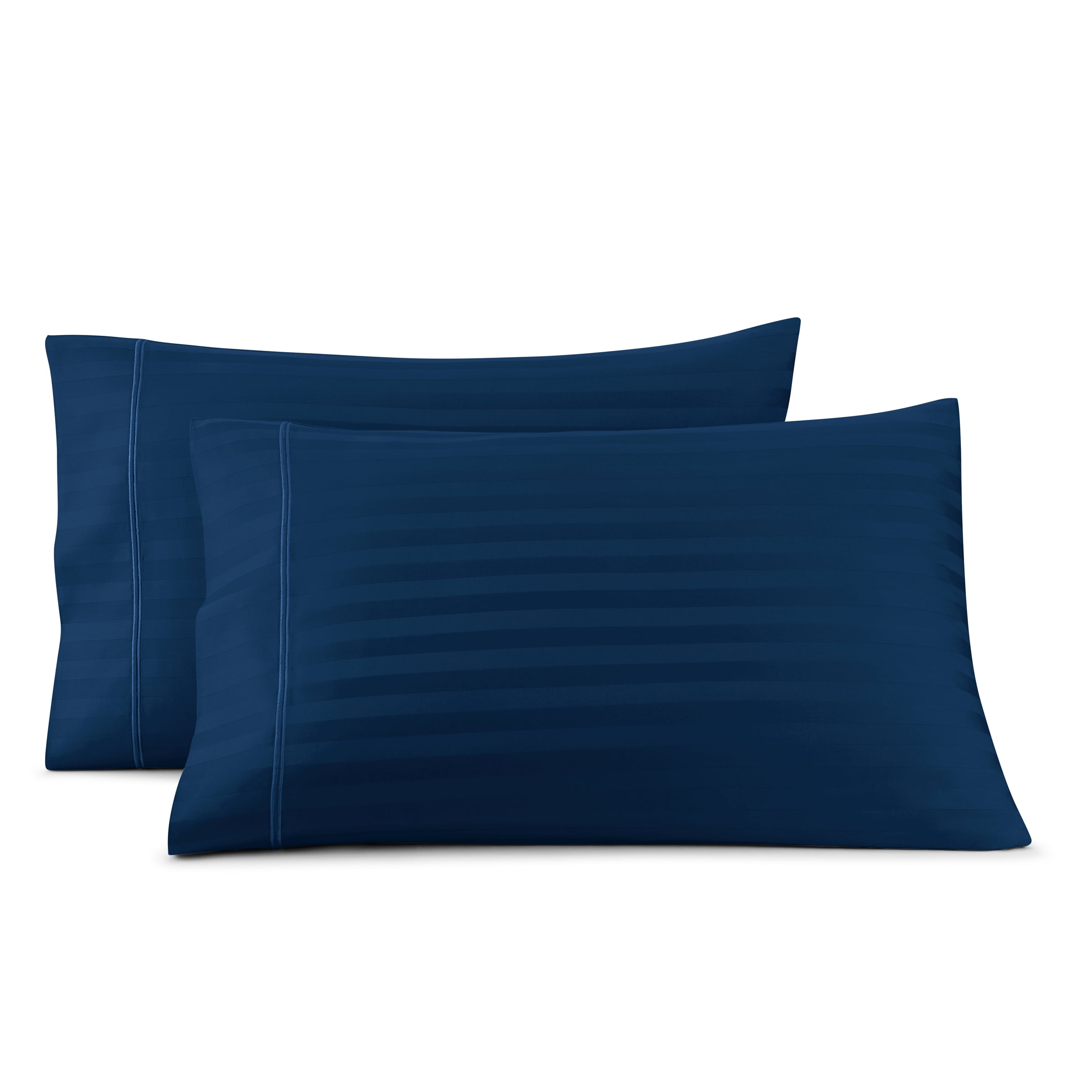 Wamsutta 1846 650 Thread Count Titan Stripe Egyptian Giza Cotton Sateen Pillow Cases, King (2 Count)