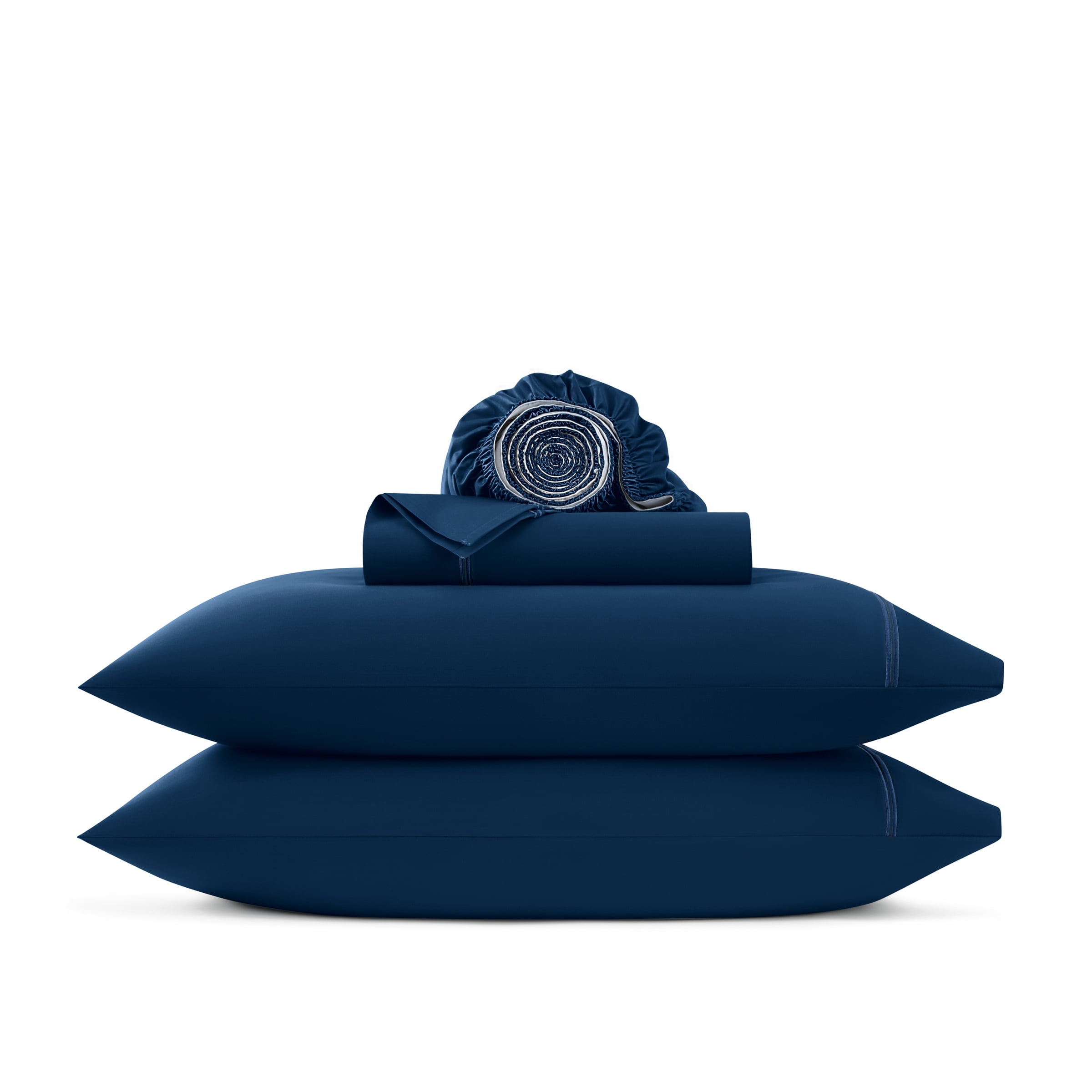 Wamsutta 1846 4-Piece 650 Thread Count Titan Egyptian Giza Cotton Sateen Bed Sheets, King-Deep Pocket