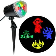 Christmas Multicolor Lightshow Projection Lighting Lilo & Stitch Disney 3.50 in x 5 in x 11.53 in 0.90 lb