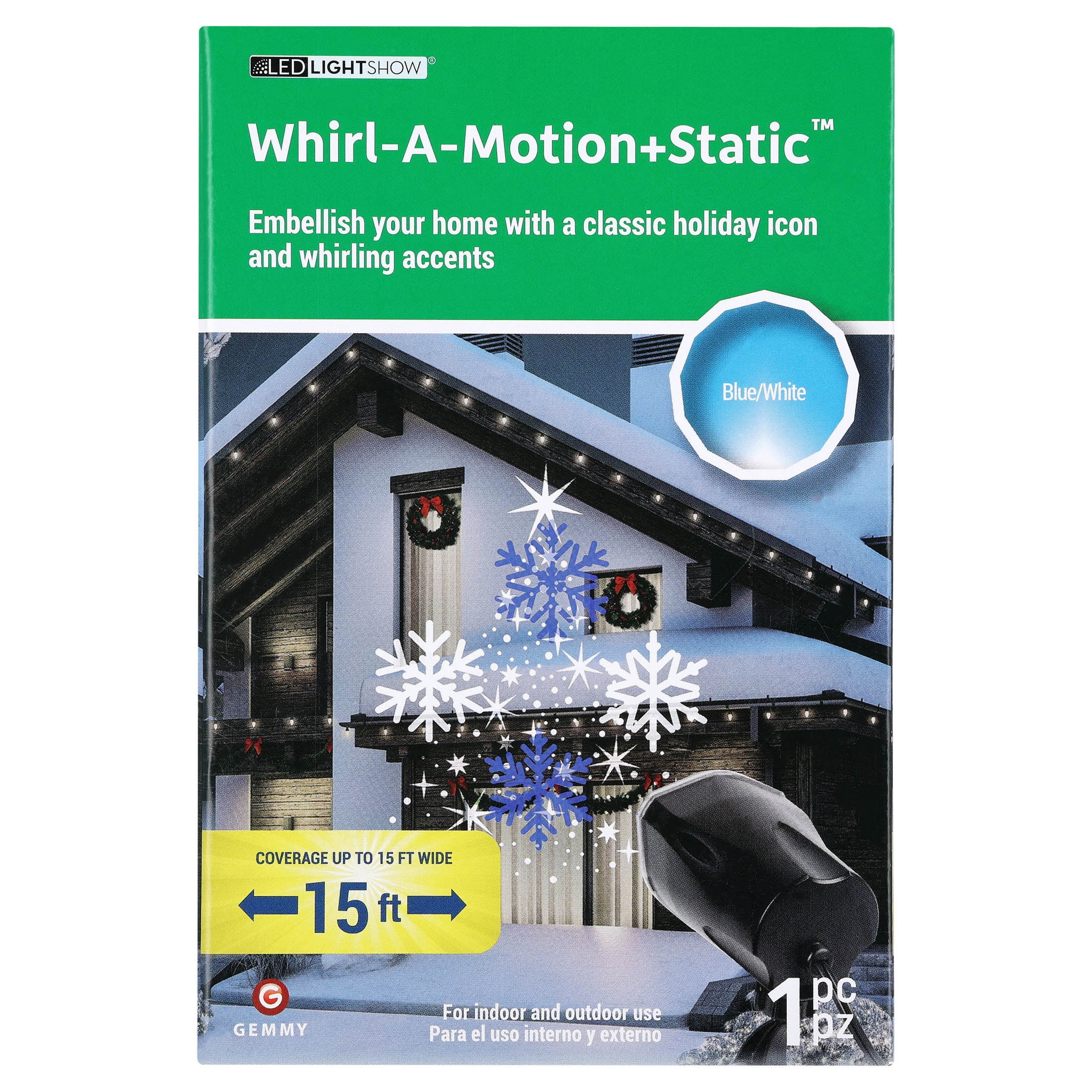 Lightshow Illuminations Plus Whirl a Motion Static Constellation Christmas Tree Projector Lights