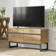 thumbnail image 1 of Wampat 35.4" Modern TV Stand for TVs up to 50 Inch, Wood Entertainment Center, 1 of 8