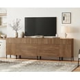 thumbnail image 1 of WAMPAT 4-in-1 Modern Entertainment Center for TVs up to 100",94.5" Fluted TV Stand with Charging Station,Wood Media Console Table with 8 Drawers & 2 Doors,TV Console with Storage for Living Room, 1 of 6