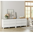 thumbnail image 1 of WAMPAT Accent Buffet Sideboard, Storage Cabinet Console Table,Coffee Bar Entryway Table with 12 Drawers, White Storage Cabinet Organizer for Dining Room,Living Room, Bedroom, 1 of 8