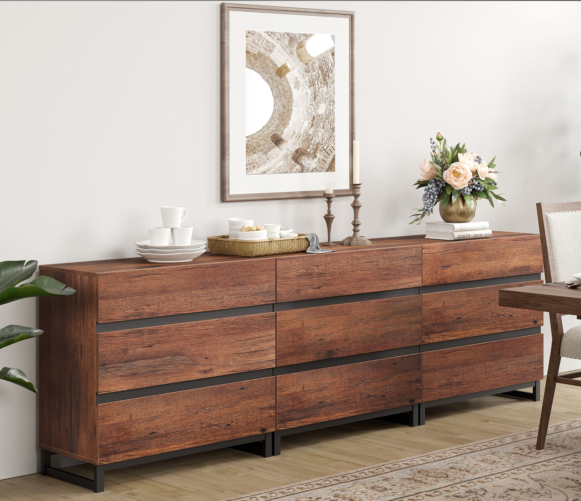 WAMPAT Dresser for Bedroom, Closet Organizers and Storage with 9 ...