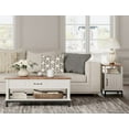thumbnail image 1 of WAMPAT Farmhouse Coffee Table With Side Table ,White, 1 of 1