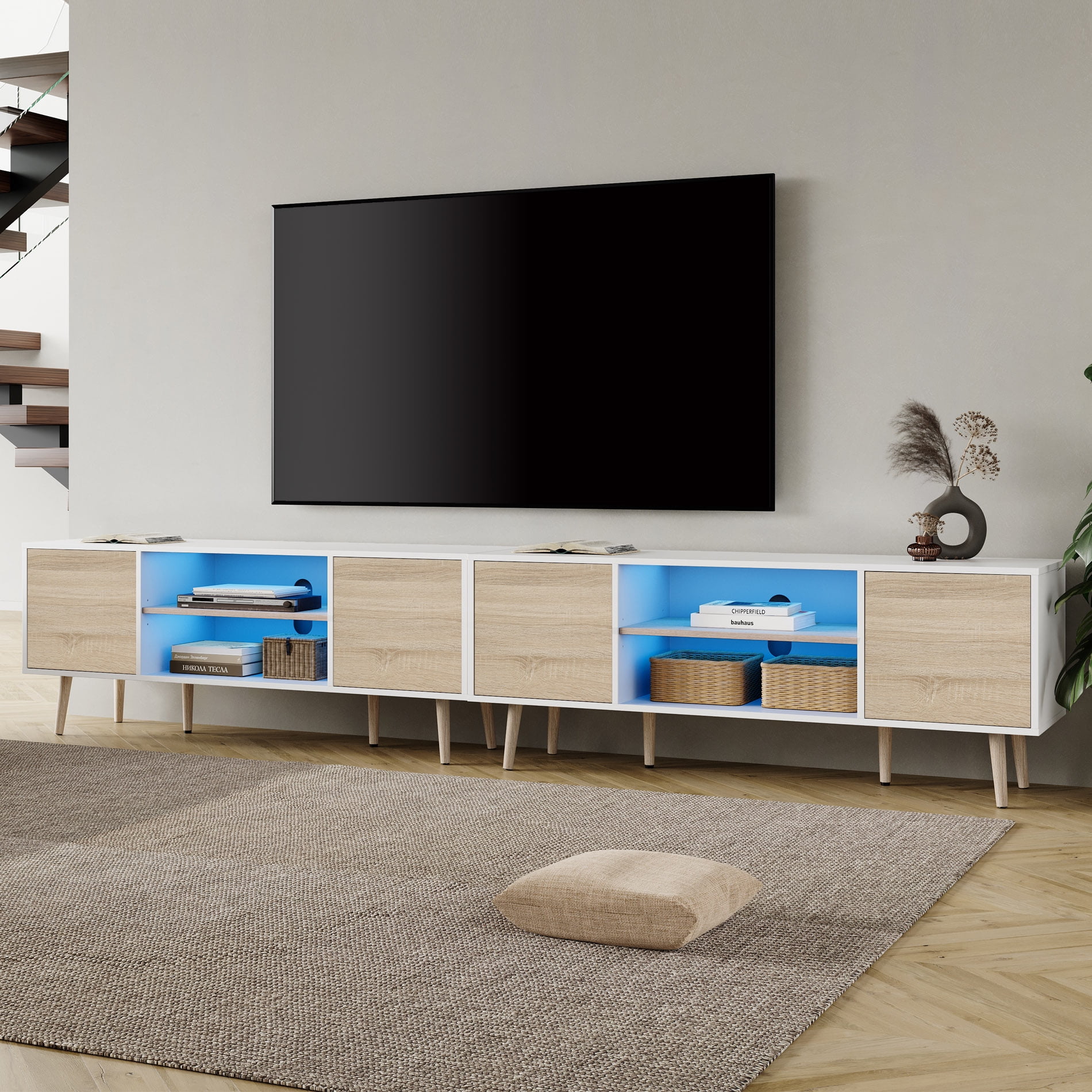 Wampat mid 2024 century tv stand