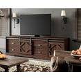 thumbnail image 1 of WAMPAT Modern Farmhouse TV Stand for up to 85" TVs Wood Entertainment Center with Drawers and Adjustable Shelf for Living Room, Rustic Brown, 1 of 6
