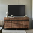 thumbnail image 1 of WAMPAT Modern TV Stand for TVs up to 70 inch, 2 in 1 Entertainment Center TV Console with Adjustable Shelves and Metal Base for Living Room,Bedroom,Brown, 1 of 7