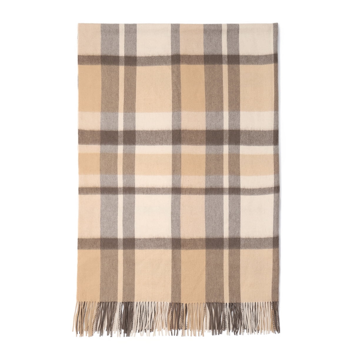 WAMSOFT Pure Wool Throw Blanket Knee Rug Warm Soft 83" x 55"for Couch Bed Camping throws blankets,1.5lb