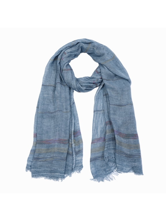 Women Solid Scarf Shawl Dusty Blue Scarf hijab Fashion Light Scarf, Large Flowy Thin Scarf, Church Outdoor Shawl Head Wrap, Swimming Cover Beach Dress Spring Gift