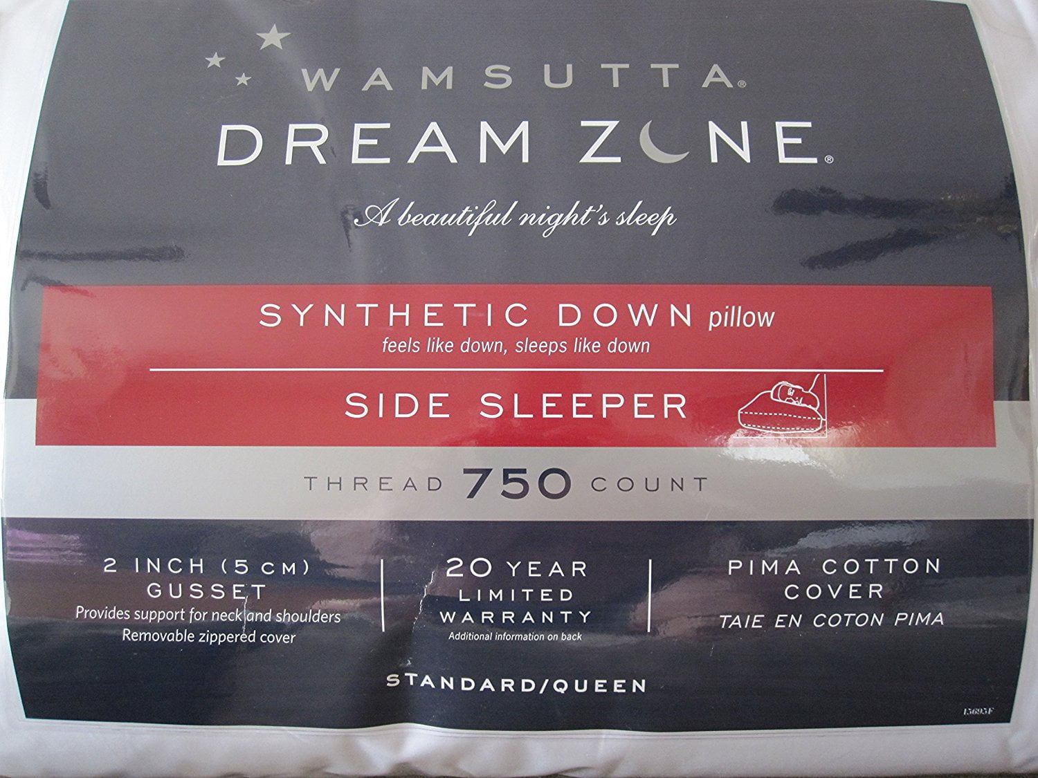 Wamsutta dream zone cheap synthetic down pillow