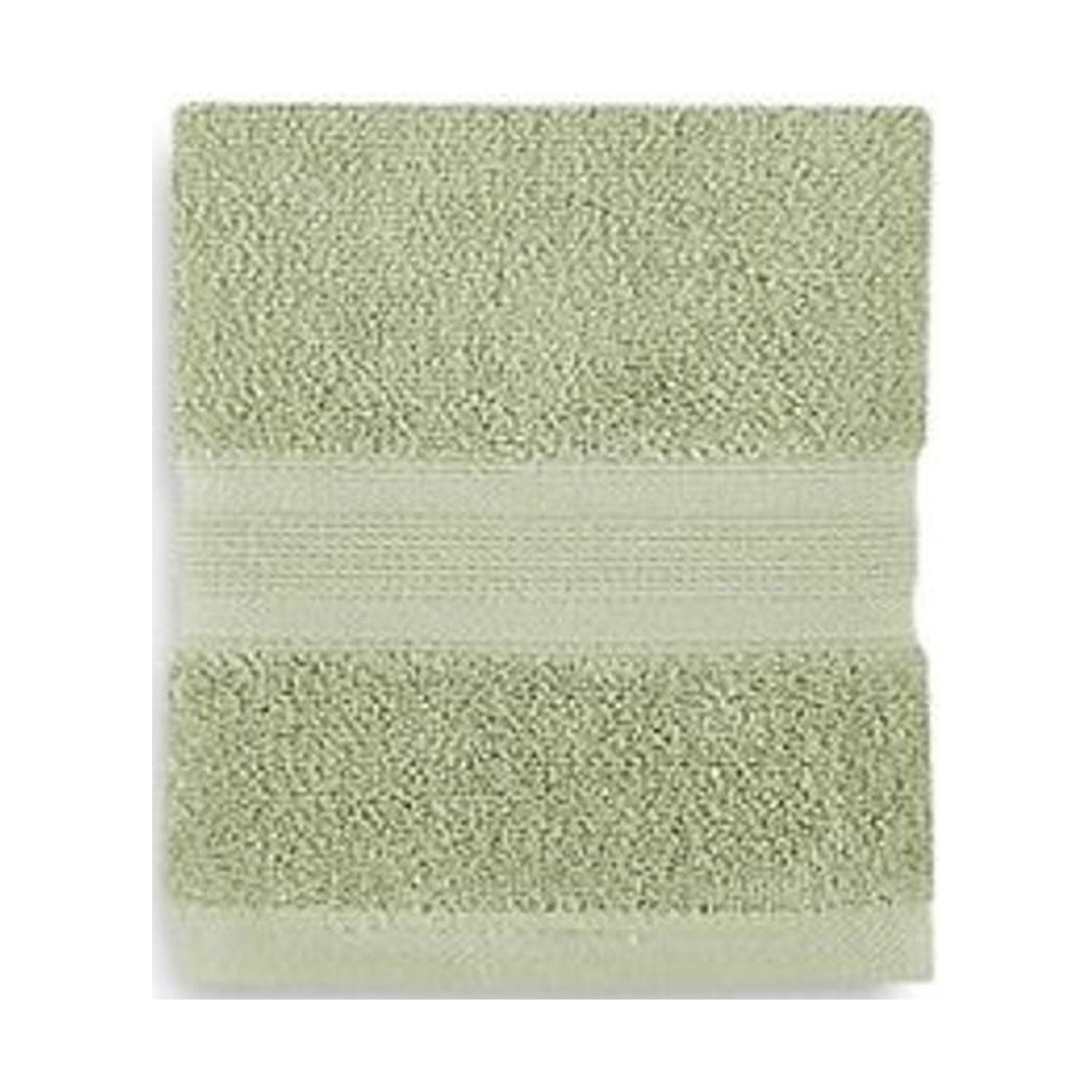 Vintage Wamsutta Bath Towel - 44x24 Green Floral - Made in USA